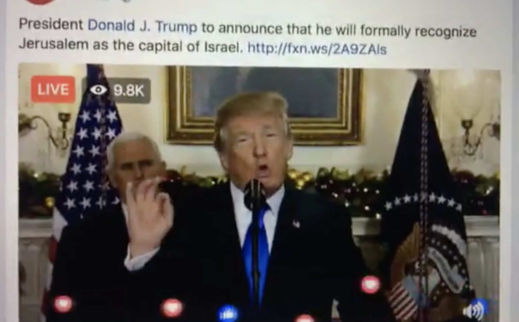 Ο πρόεδρος Τραμπ Μιλάει τώρα για την αναγνώριση της Ιερουσαλήμ ως την δήθεν πρωτεύουσα των ΕΒΡΑΙΩΝ υπο την επήρρεια…ΦΑΡΜΑΚΕΥΤΙΚΗΣ ΟΥΣΙΑΣ!!!