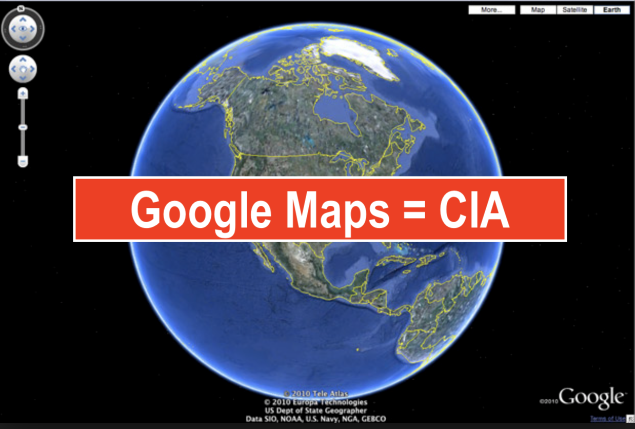 Σοκ: Πίσω από τους χάρτες της Google η….CIA…!!!