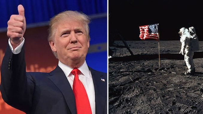 President Trump Orders NASA To Send Astronauts To Moon ‘For The First Time’