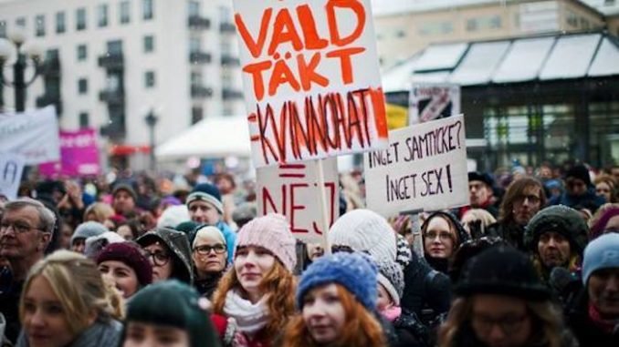 Protests Sweep Sweden As Police Attempt Curfew For Women