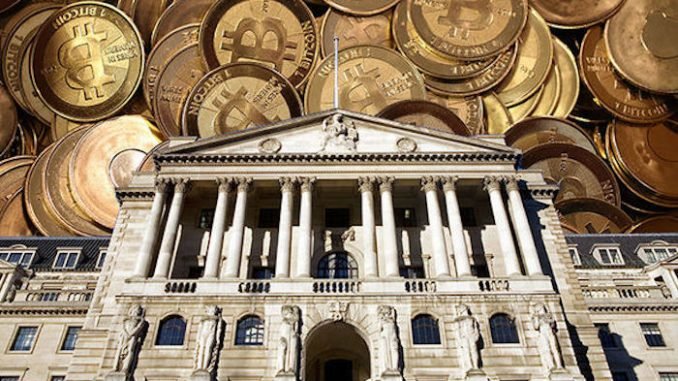 Bank Of England Joins Israel In Creating Centralized Cryptocurrency