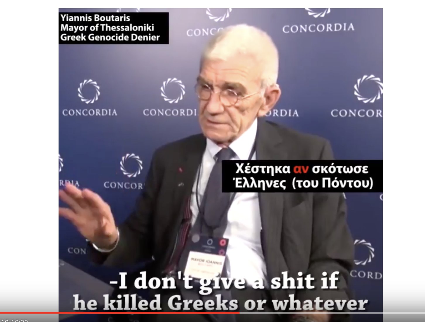 Μπουτάρης: Χέστηκα αν σκότωσε Έλληνες ο Κεμάλ. ΑΠΟΤΕΛΕΙΩΣΤΕ ΤΟΝ ΠΑΛΙΟ-ΓΕΡΟ ΠΟΝΤΙΟΙ !!!
