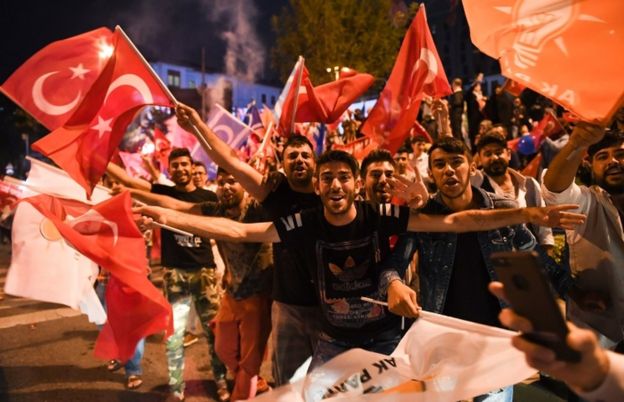 Turkey election: Erdogan wins second term as president