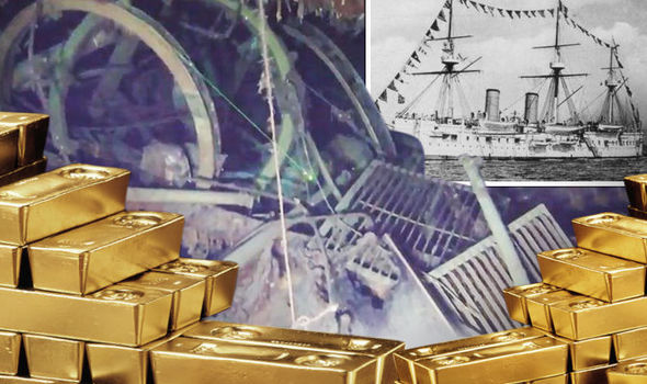 Russian warship carrying £100BILLION worth of GOLD found off South Korea