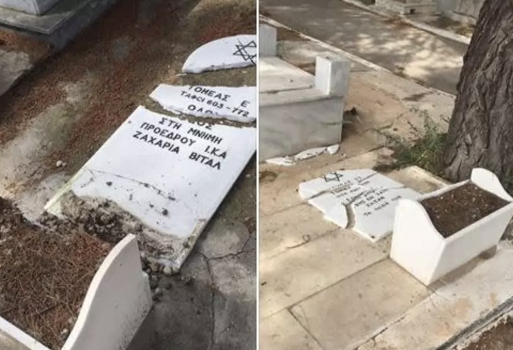 RIVLIN CONDEMNS DESECRATION OF HOLOCAUST MEMORIAL IN GREECE