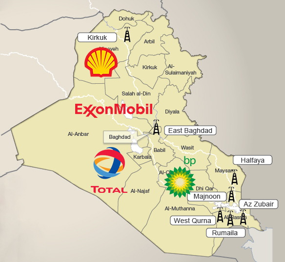 15 years after the invasion of Iraq US and UK oil corporations flaunt their spoils!
