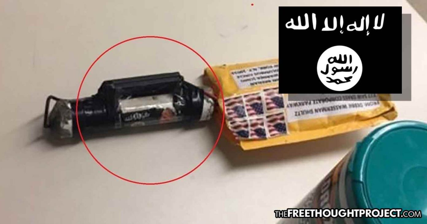 Images of the Mail Bomb Sent to CNN Appear to Show ISIS Flag On It