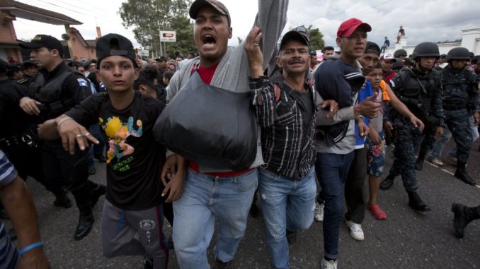 Armed Caravan Migrants Open Fire on Mexican Police – Media Blackout