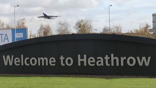 Heathrow airport: Drone sighting halts departures
