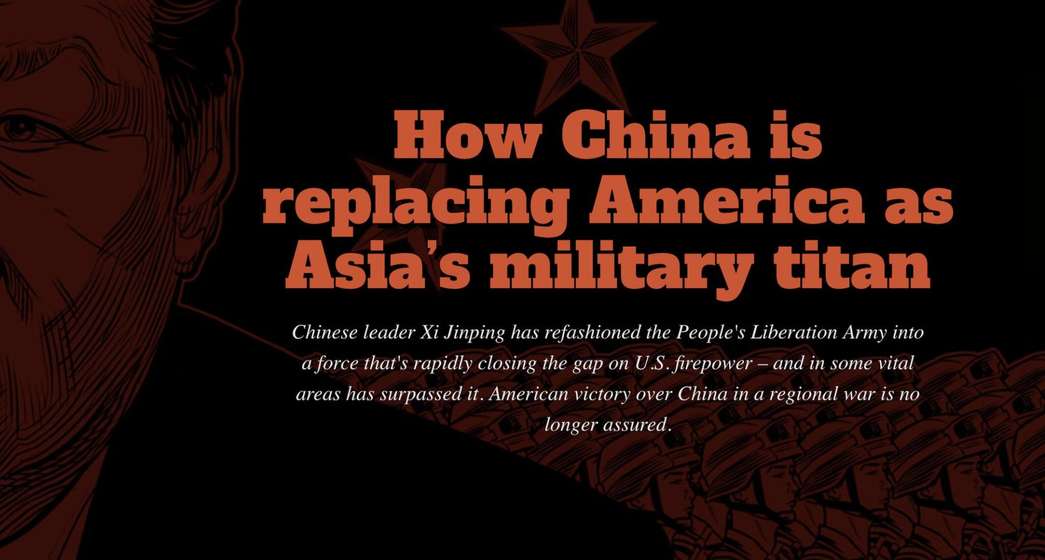 How China is replacing America as Asia’s military titan