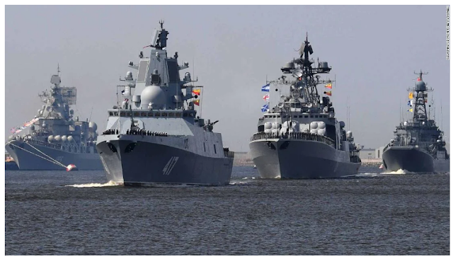 EKTAKTO – ΣΥΝΑΓΕΡΜΟΣ: Σε σχηματισμό μάχης τέθηκαν Ρωσικά πολεμικά πλοία – Μετακινούνται εσπευσμένα στην Α. Μεσόγειο