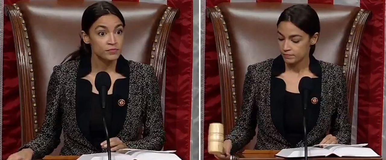 Pure STUPIDITY: Far-left Dem AOC briefly replaces Pelosi as House speaker; tweets ‘It’s exciting’