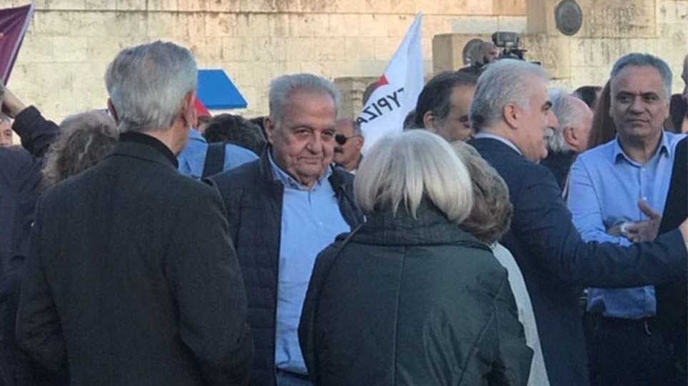 Φωτογραφία: Ο αρχηγός της ΕΛΑΣ σε προεκλογική συγκέντρωση του ΣΥΡΙΖΑ