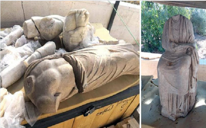 Στην μακεδονική πόλη Γέρασα στην Ιορδανία βρέθηκαν αρχαία ελληνικά αγάλματα του Διός, της Αφροδίτης και των Μουσών!