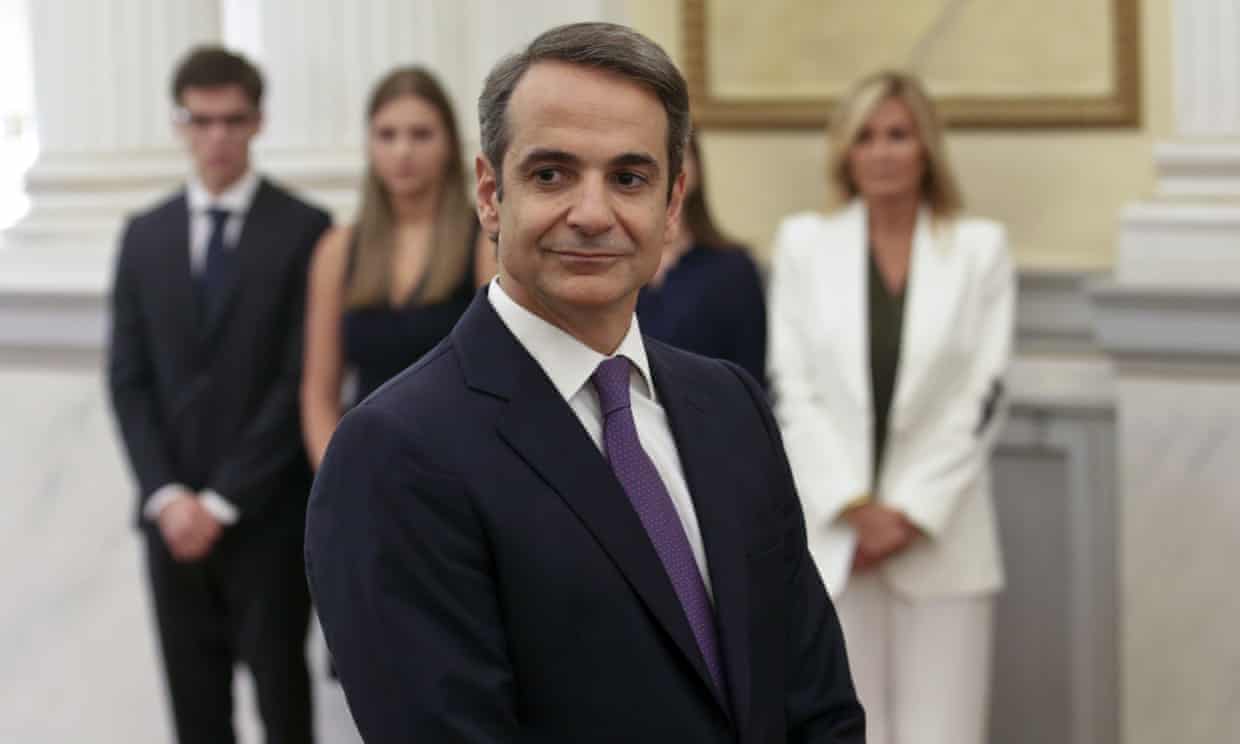 Mitsotakis takes over as Greece’s PM with radical change of style