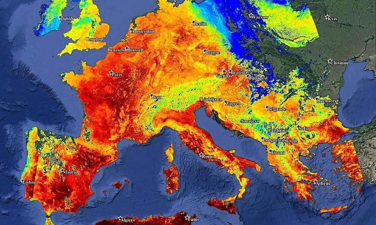 «Κόλαση» όλη η Ευρώπη! Συναγερμός για το νέο κύμα καύσωνα – Προς νέο ρεκόρ θερμοκρασιών (pics)