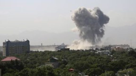 Powerful explosion rocks Afghan capital, near US Embassy