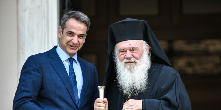 Συνάντηση Κ.Μητσοτάκη και Ιερώνυμου – Η Ελλάδα δεν θα γίνει ουδετερόθρησκη (ΒΙΝΤΕΟ)