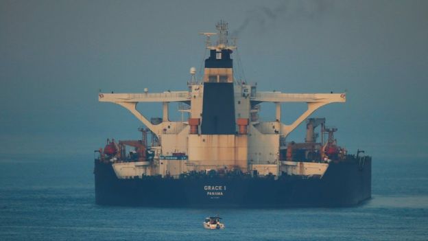 Iran tanker row: US requests detention of Grace 1 in Gibraltar
