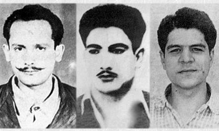 9 Αυγούστου 1956: Απαγχονίζονται οι αγωνιστές της ΕΟΚΑ Ανδρέας Ζάκος, Χαρίλαος Μιχαήλ και Ιάκωβος Πατάτσος