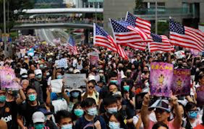 Hong Kong protesters call on Trump to ‘liberate’ city