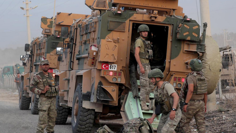 Erdogan says Turkey ‘won’t stop’ operation in northern Syria despite ‘threats’ as US warns it can ‘shut down’ Ankara’s economy