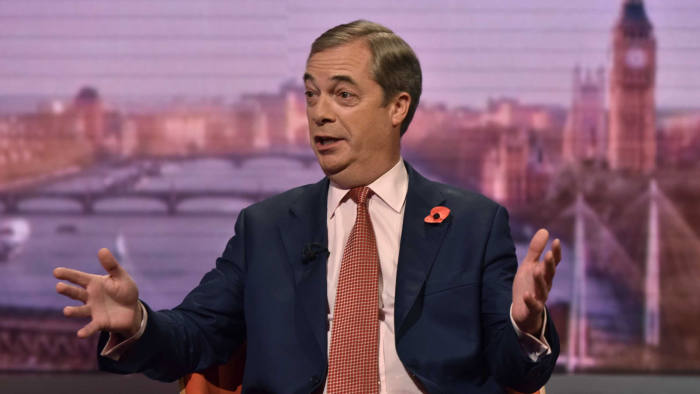 General election 2019: Nigel Farage will not stand as candidate