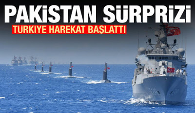 Το Πακιστάν με πολεμικά πλοία δίπλα στους Τούρκους θα περιπολεί στη νοτιοανατολική Μεσόγειο