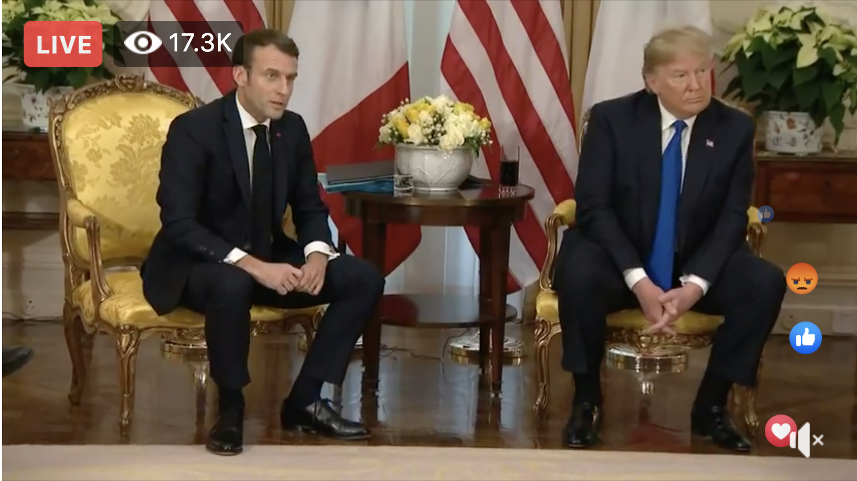 LIVE: President Donald J. Trump meets with French President Emmanuel Macron.