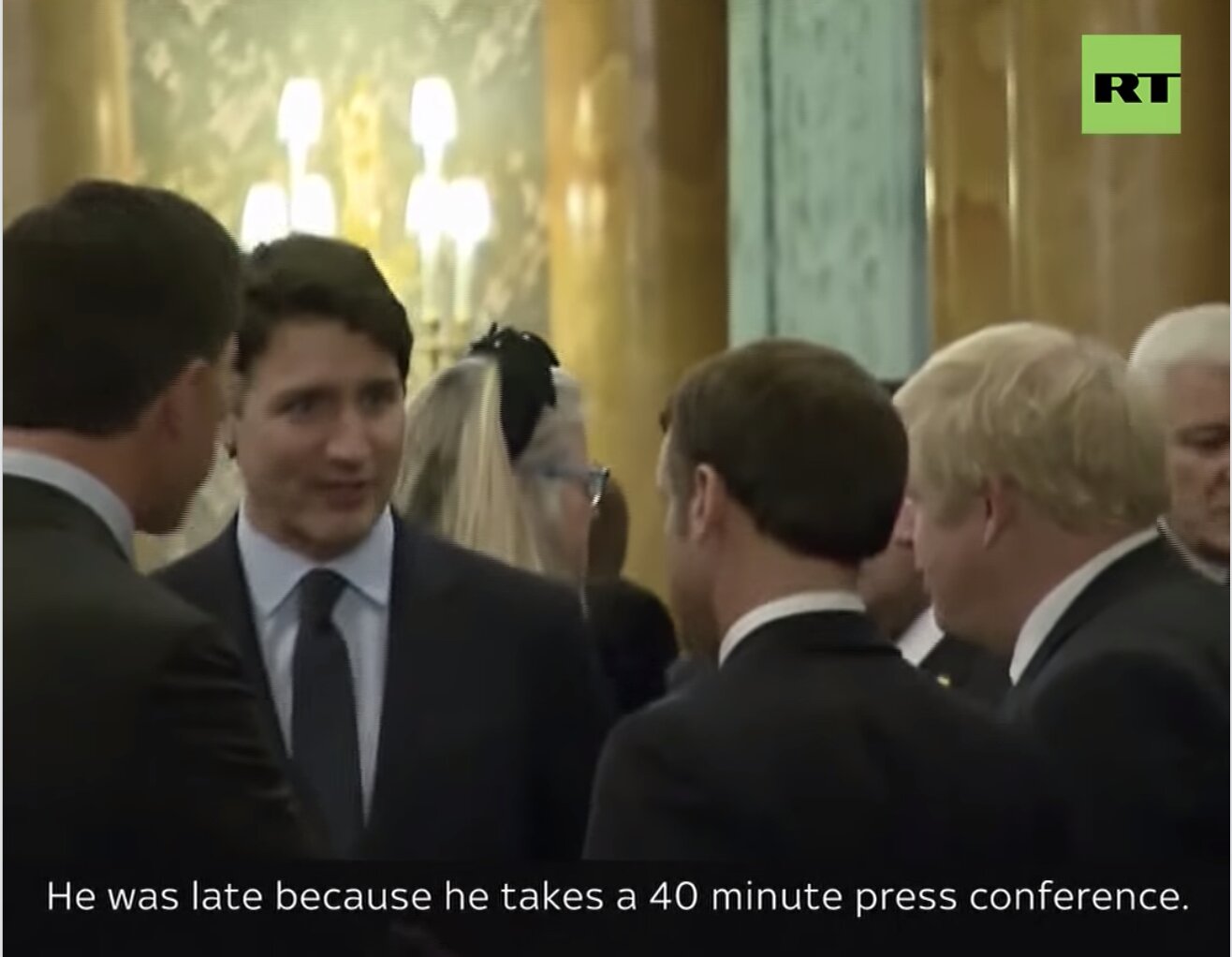 Trudeau, BoJo & Macron caught scoffing at Trump on hot mic at NATO summit sidelines