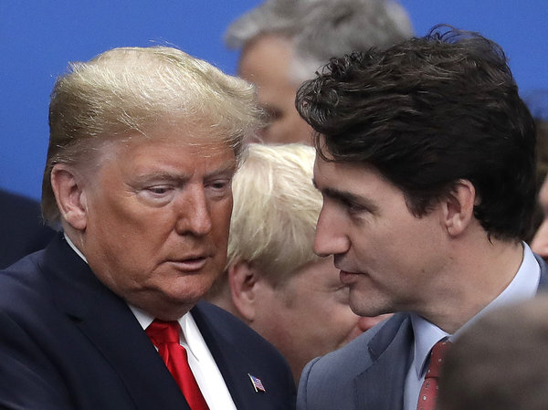 Trump Calls Trudeau ‘Two-Faced’ After Video Shows Leaders Apparently Mocking Him