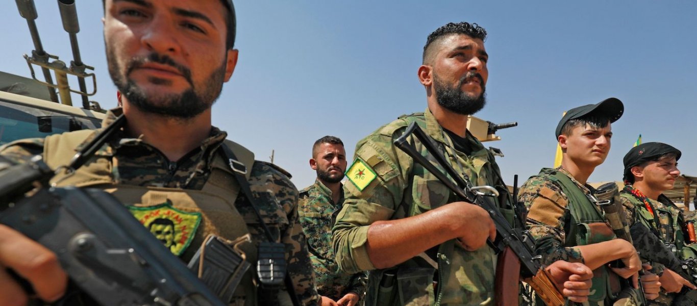 Οι Κούρδοι του YPG «χαιρετούν» τον στρατηγό Χ.Χαφτάρ με χάρτη της κυπριακής και ελληνικής ΑΟΖ