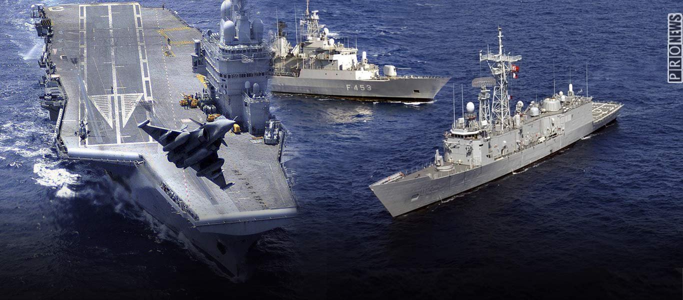 To “Charles de Gaulle” και η φρεγάτα «Σπέτσαι» εντόπισαν τουρκικό πλοίο με όπλα για την Λιβύη
