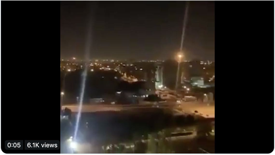 Breaking: Green Zone in Iraq being hit by rockets again. Iranian retaliation is not over!