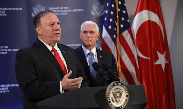 Οι ΗΠΑ στηρίζουν επίσημα την Τουρκία – Πομπέο: “Καταδικάζουμε τις επιθέσεις στην Ιντλίμπ”