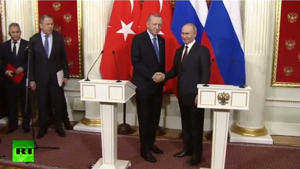 Breaking: Erdogan and Putin agree on de-escallation in Idlib