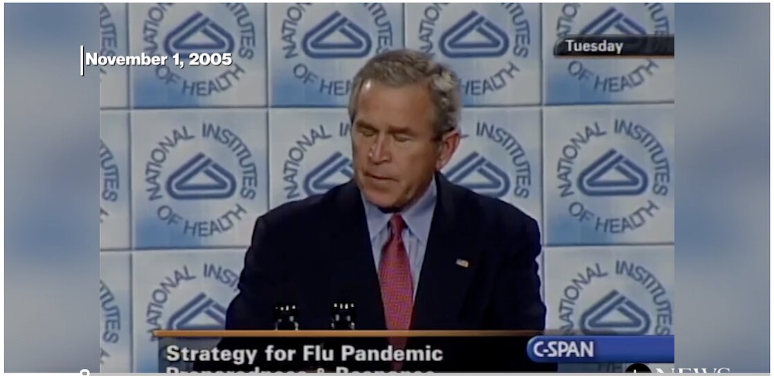 George W. Bush in 2005: ‘If we wait for a pandemic to appear, it will be too late to prepare’