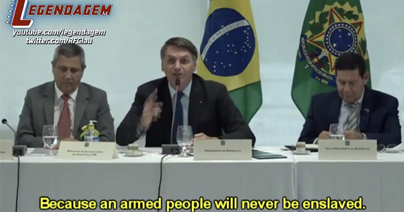 ‘WHAT THESE SONS OF BITCHES WANT IS OUR FREEDOM!’: BOLSONARO VOWS TO ARM BRAZILIANS TO PREVENT DICTATORSHIP