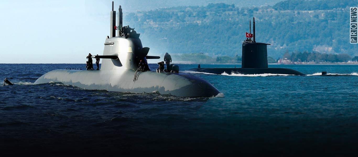 Τουρκικά & ιταλικά υποβρύχια σε κοινές ασκήσεις πολέμου στην ελληνική υφαλοκρηπίδα