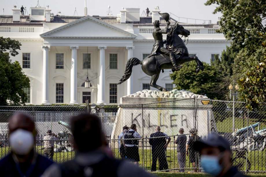 U.S. Marshals told to prepare to help protect monuments nationwide as Trump targets people who vandalize structures during protests