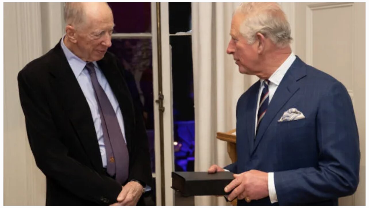 Prince Charles Gives Lord Jacob Rothschild Award for ‘Building Bridges Between Communities’