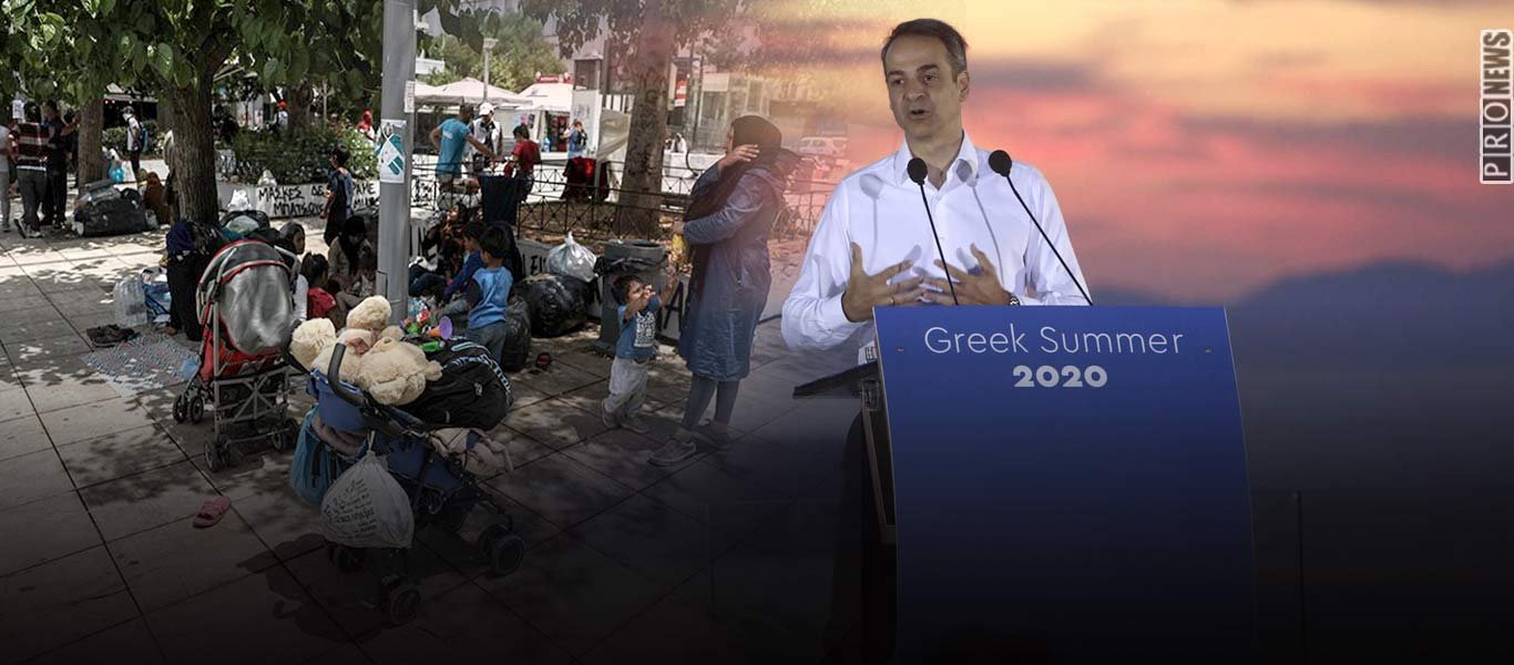 «Η Ελλάδα άνοιξε!»: Τριτοκοσμικές εικόνες στην πλατεία Βικτωρίας από εκατοντάδες αλλοδαπούς