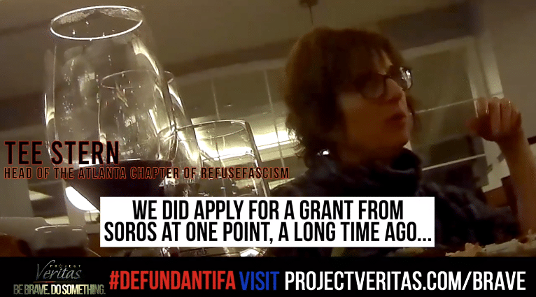 Project Veritas Video: Antifa Chapter Head Admits Soros Funding, Association With Tom Steyer