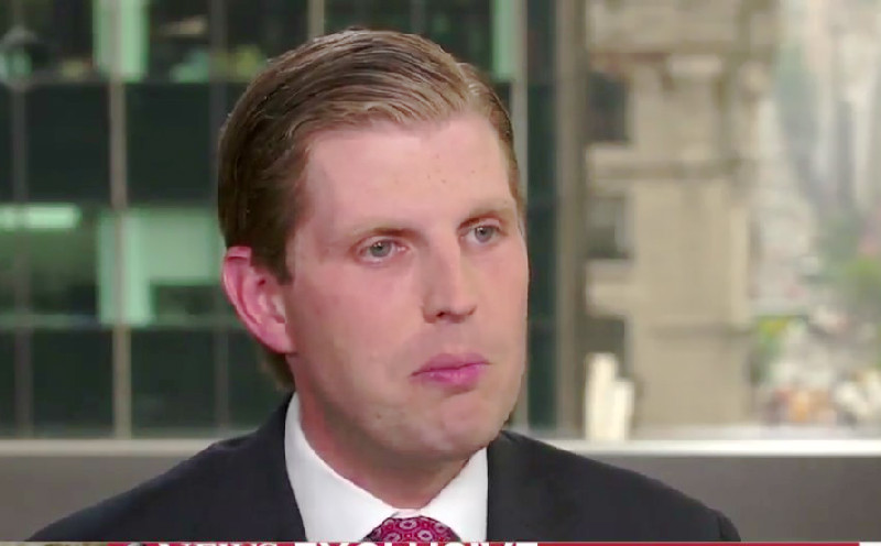 Eric Trump Deletes Tweet of Bill Clinton With Ghislaine Maxwell After Twitter Buries Him With Photos of Her With His Father