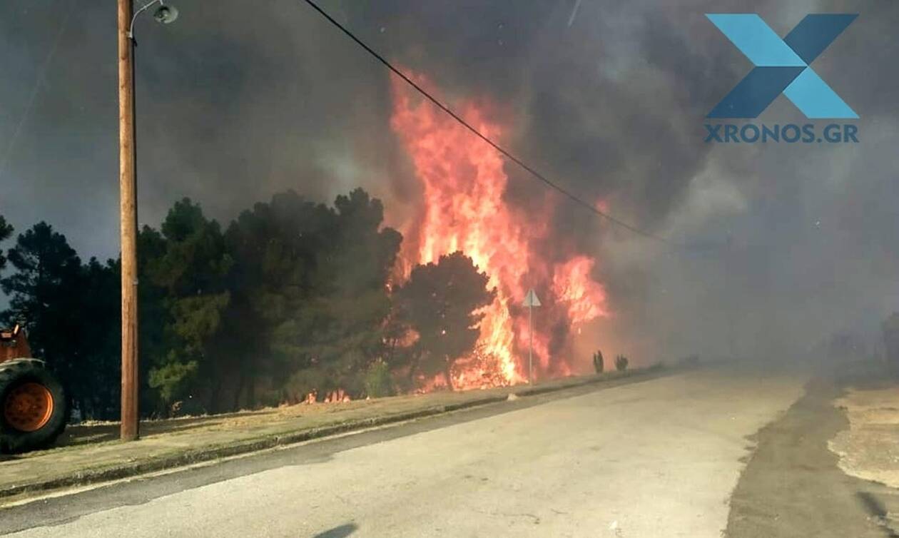Φωτιά ΤΩΡΑ στις Σάπες Ροδόπης: Εκκενώθηκε οικισμός – Οι φλόγες στις αυλές των σπιτιών