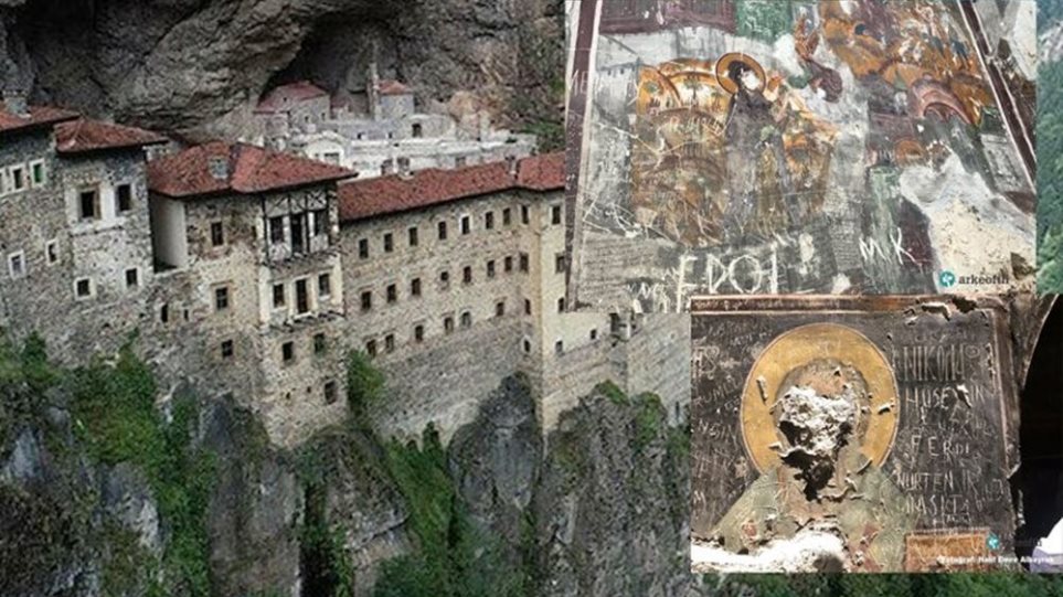 Παναγία Σουμελά: Βανδάλισαν βυζαντινές τοιχογραφίες της Μονής στην Τραπεζούντα