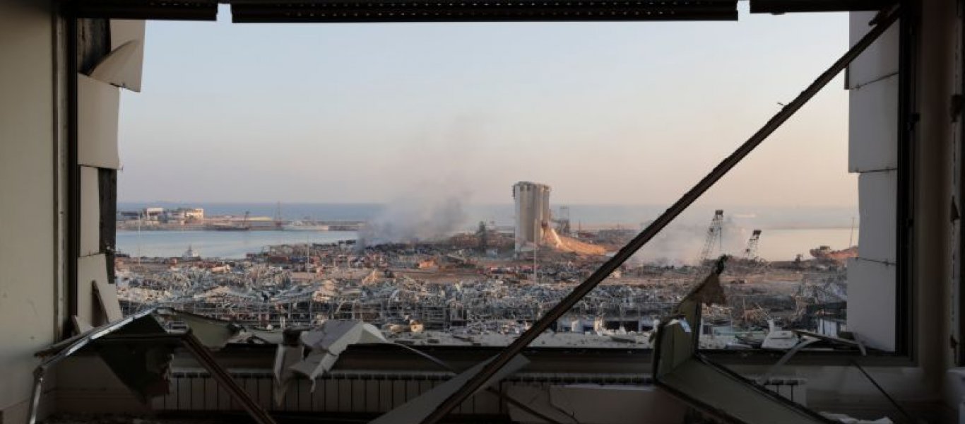 Η Βηρυτός έγινε Χιροσίμα: Δεν έμεινε τίποτα όρθιο σε ακτίνα χιλιομέτρων από την έκρηξη (φώτο-βίντεο)