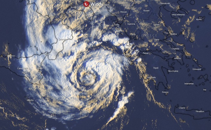 New model data suggests an extremely dangerous medicane Ianos will strike into Greece on Friday