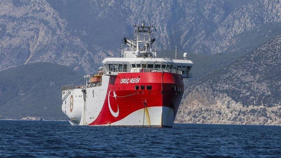 Νέα τουρκική NAVTEX για έρευνες του Oruc Reis – Το στέλνουν πιο κοντά σε Ρόδο και Καστελόριζο