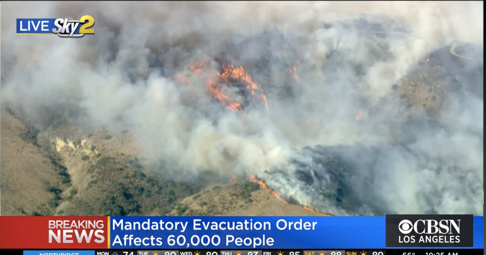 Silverado Fire Explodes East Of Irvine, Evacuations Ordered